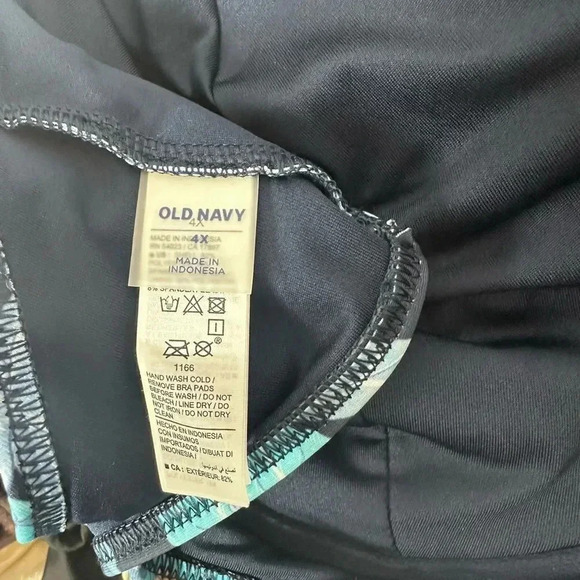 NWT Old Navy blue floral print swimsuit top size 4X - Picture 12 of 14